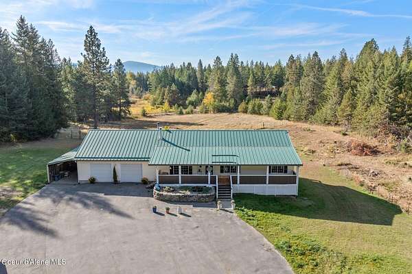 20 Acres of Land with Home for Sale in Athol, Idaho