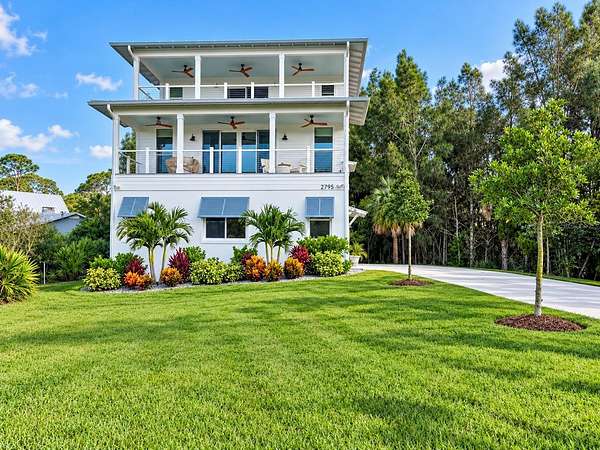 3.25 Acres of Land with Home for Sale in New Smyrna Beach, Florida