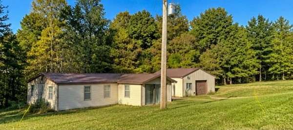 10 Acres of Land with Home for Sale in Cannelton, Indiana
