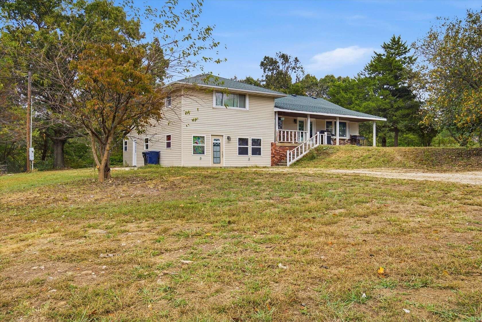 9.35 Acres of Land with Home for Sale in Seymour, Missouri