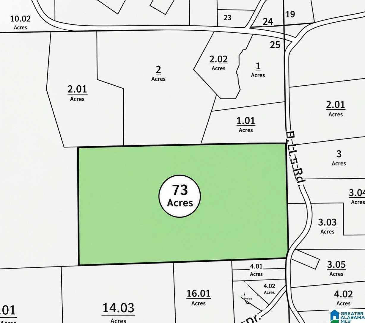 73 Acres of Land for Sale in Oneonta, Alabama