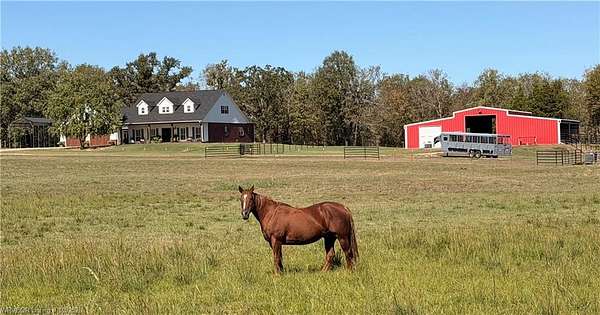 15 Acres of Land with Home for Sale in Muldrow, Oklahoma