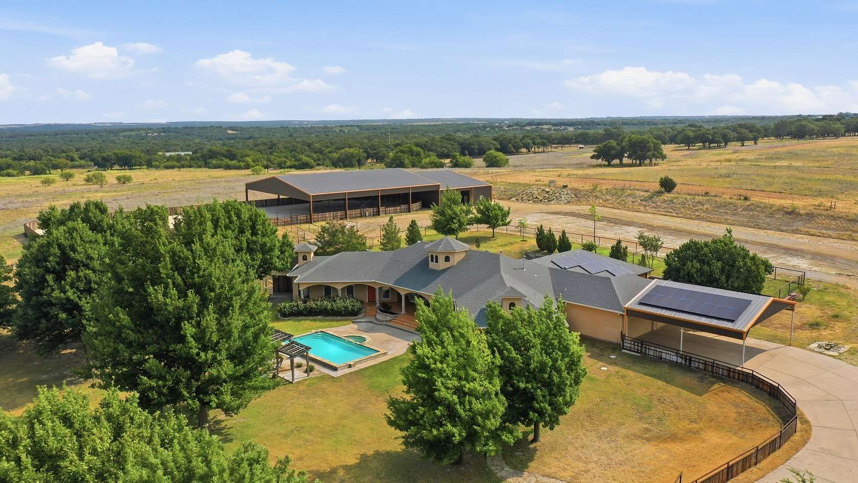 15 Acres of Land with Home for Sale in Perrin, Texas