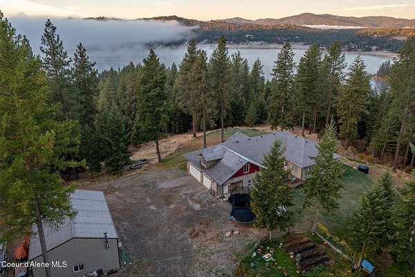 10 Acres of Land with Home for Sale in Hauser, Idaho