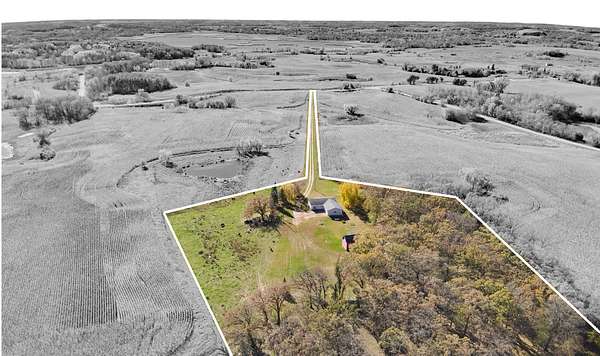 8.5 Acres of Land with Home for Sale in Underwood, Minnesota