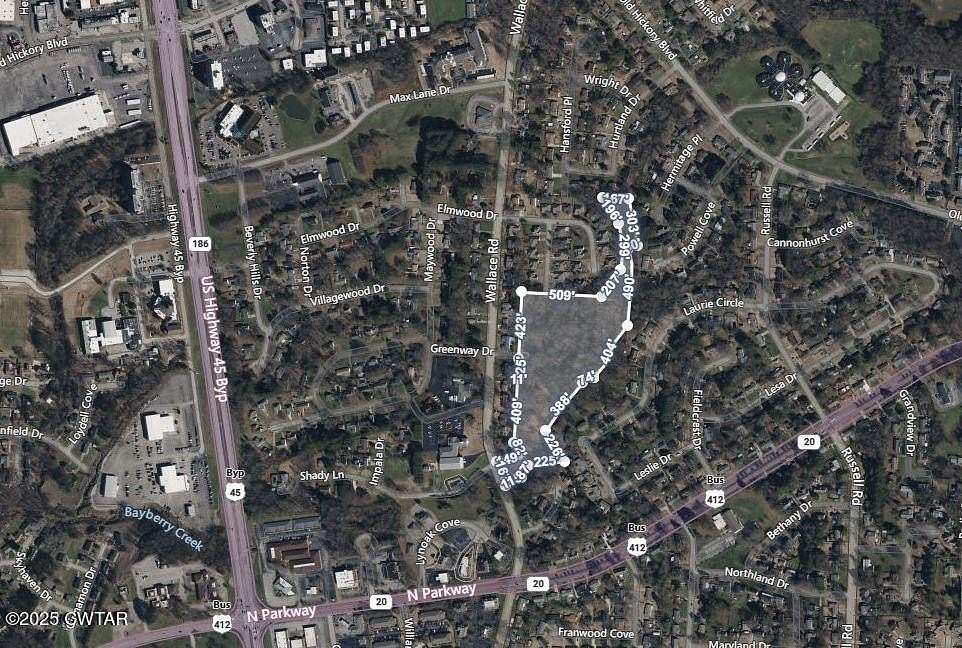 13.2 Acres of Land for Sale in Jackson, Tennessee