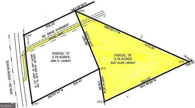 2.79 Acres of Residential Land for Sale in Newnan, Georgia