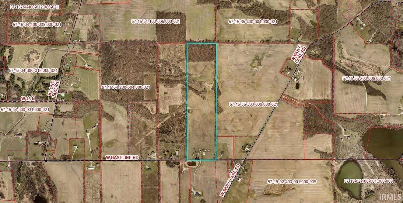 37.5 Acres of Land for Sale in Albion, Indiana
