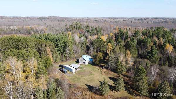 79 Acres of Recreational Land with Home for Sale in Hurley, Wisconsin