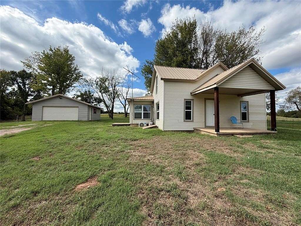 5 Acres of Land with Home for Sale in Tecumseh, Oklahoma