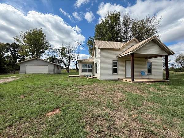 5 Acres of Land with Home for Sale in Tecumseh, Oklahoma