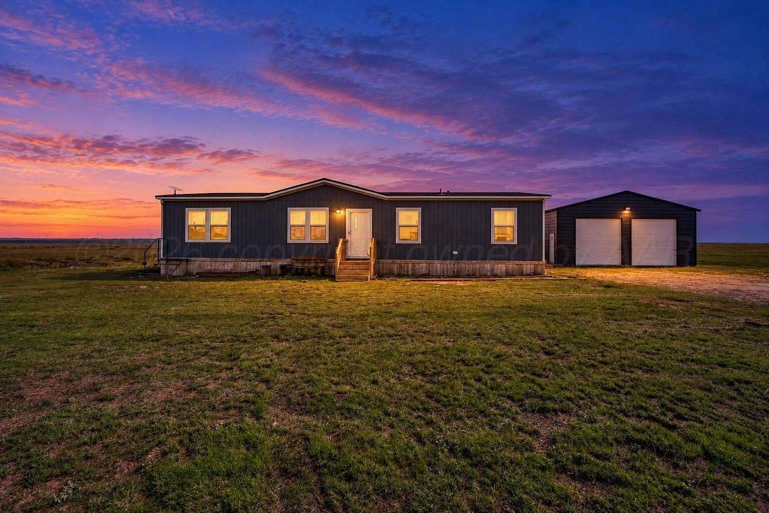 10 Acres of Land with Home for Sale in Canyon, Texas