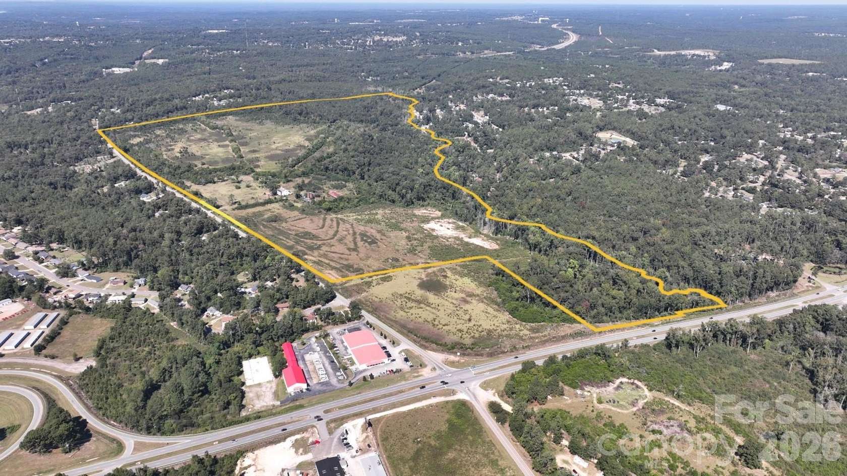 185 Acres of Land for Auction in North Augusta, South Carolina