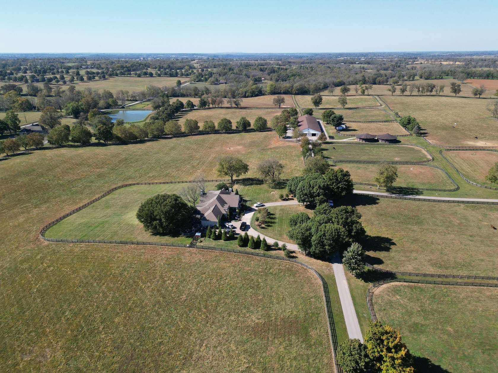 262 Acres of Agricultural Land with Home for Sale in Versailles, Kentucky