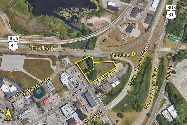 2.12 Acres of Mixed-Use Land for Sale in Muskegon, Michigan