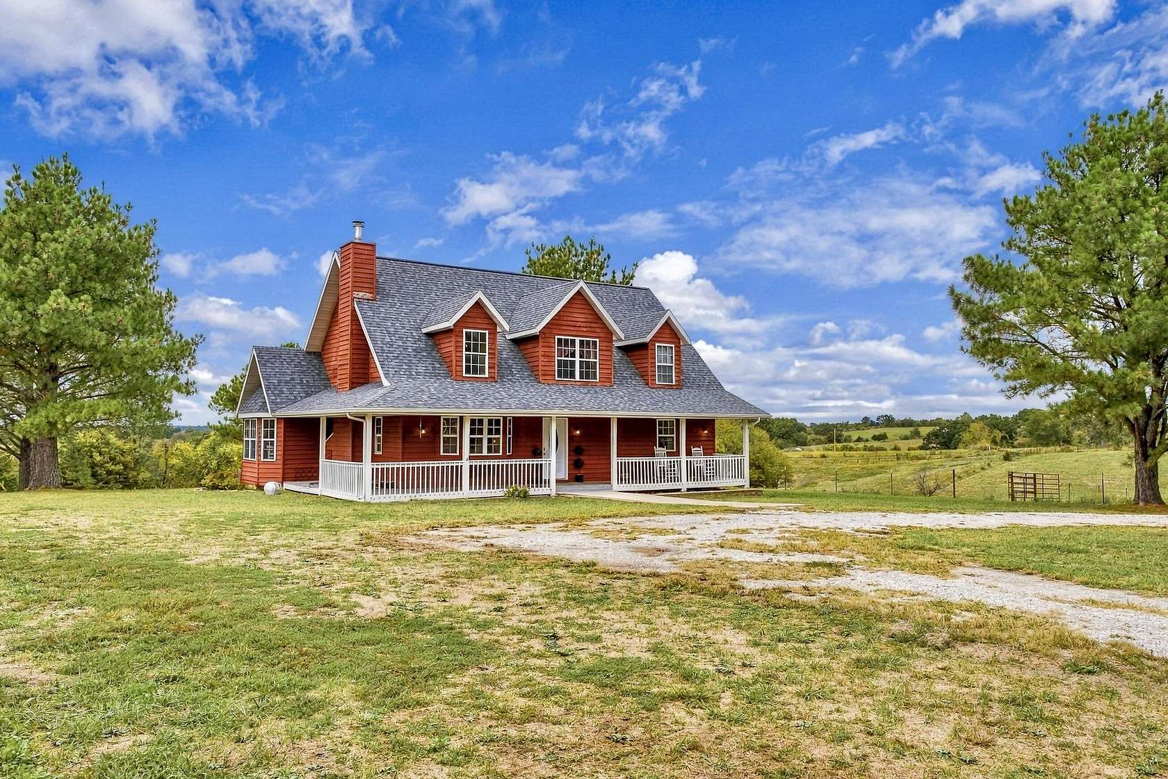 30 Acres of Agricultural Land with Home for Sale in Crane, Missouri