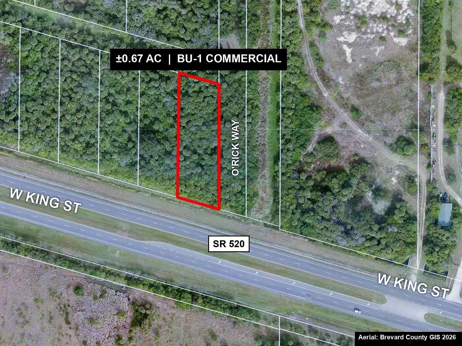 0.67 Acres of Commercial Land for Sale in Cocoa, Florida