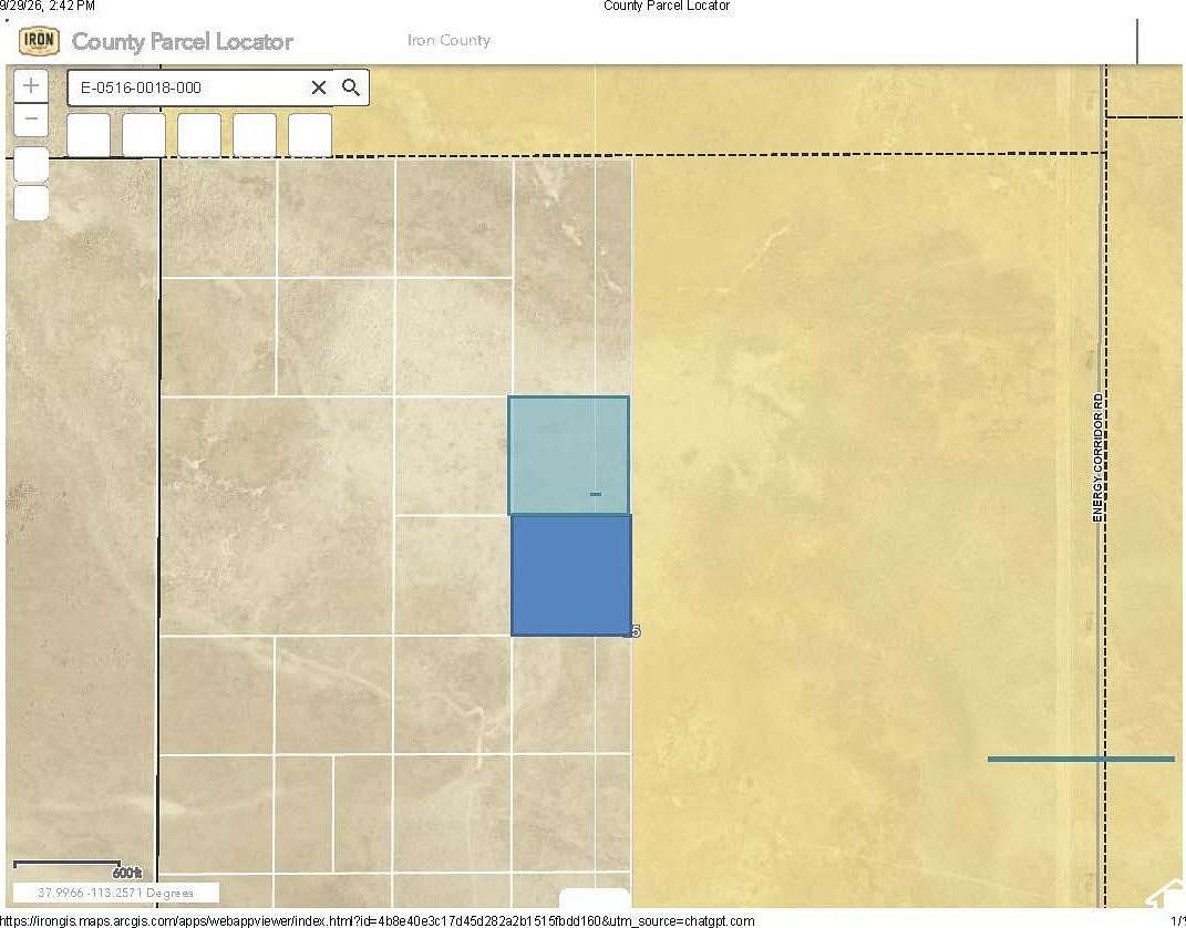20 Acres of Agricultural Land for Sale in Beryl, Utah