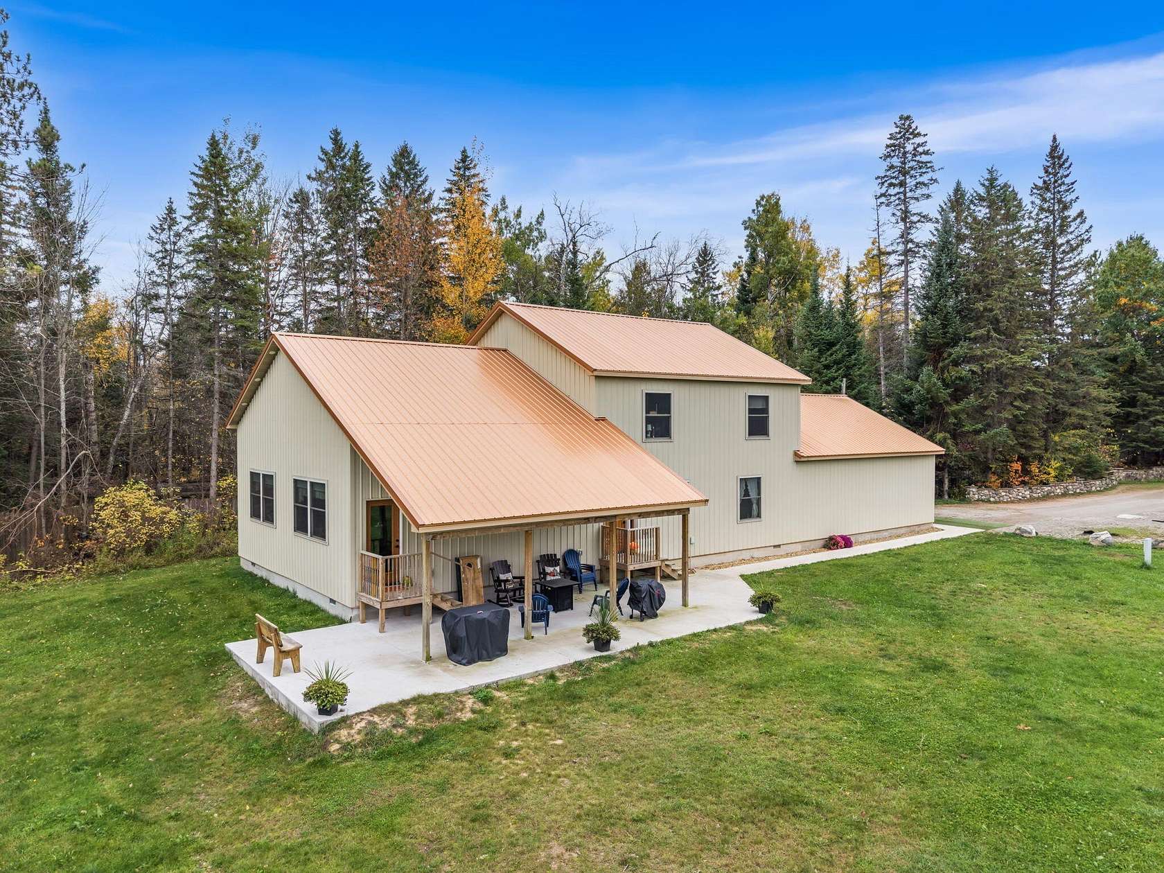 24.3 Acres of Recreational Land with Home for Sale in Wolverine, Michigan