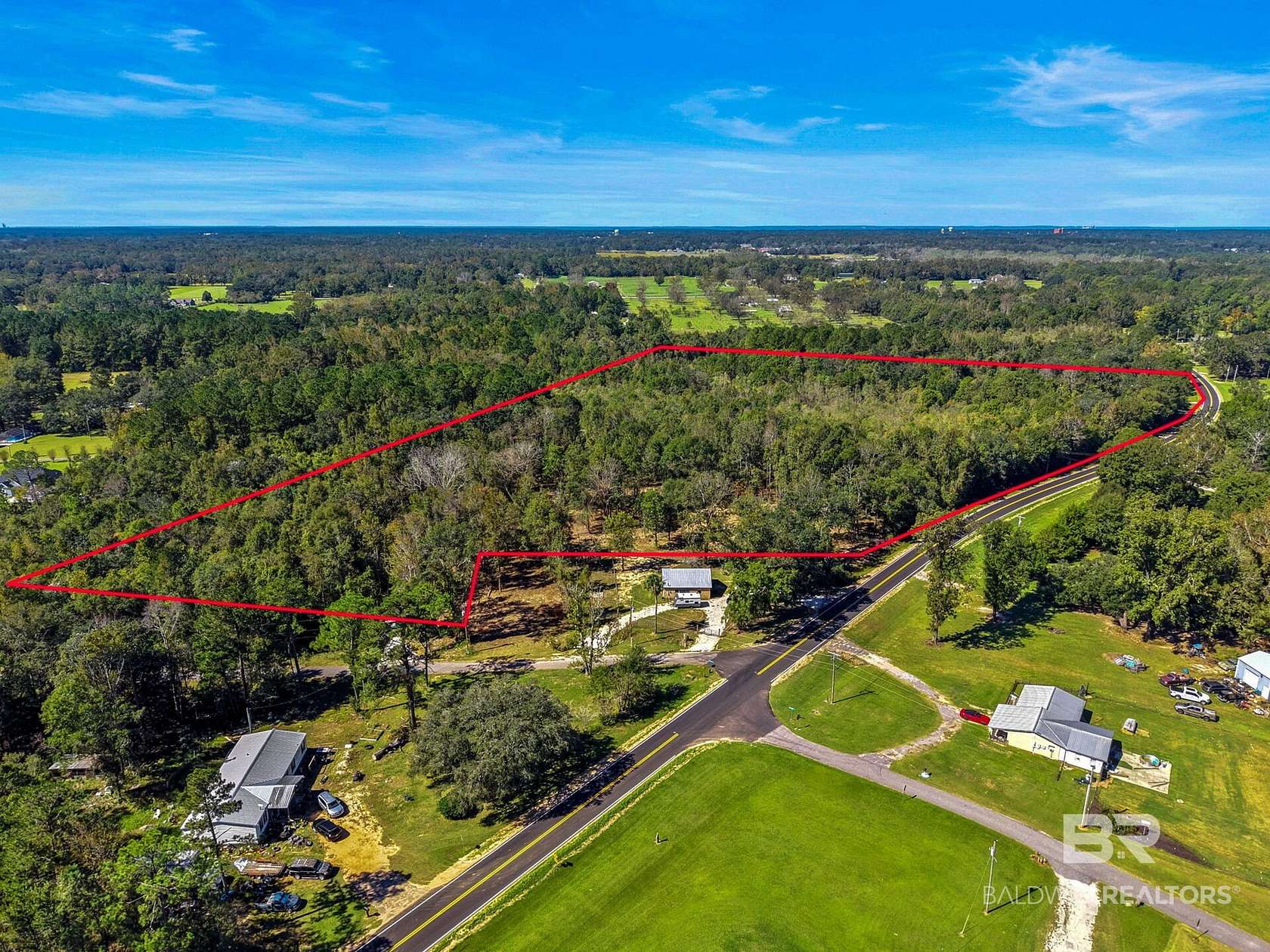 11.1 Acres of Recreational & Residential Land for Sale in Bay Minette, Alabama