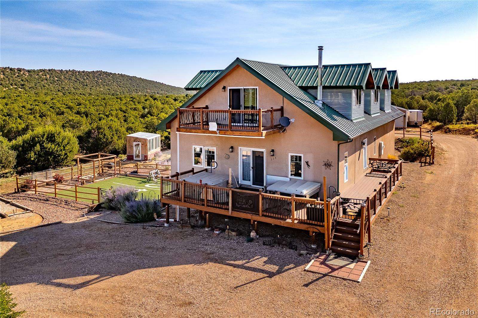 35 Acres of Land with Home for Sale in Walsenburg, Colorado