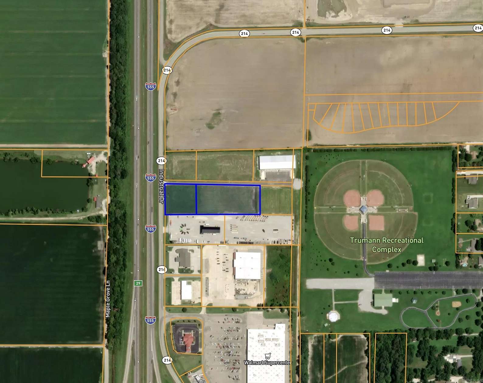 3 Acres of Commercial Land for Sale in Trumann, Arkansas