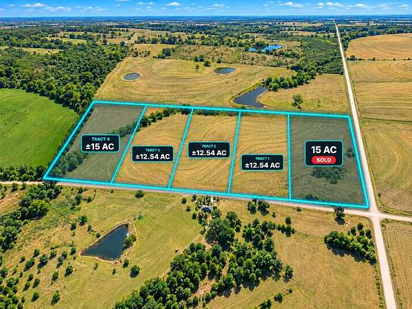 15 Acres of Land for Sale in Hubbard, Texas
