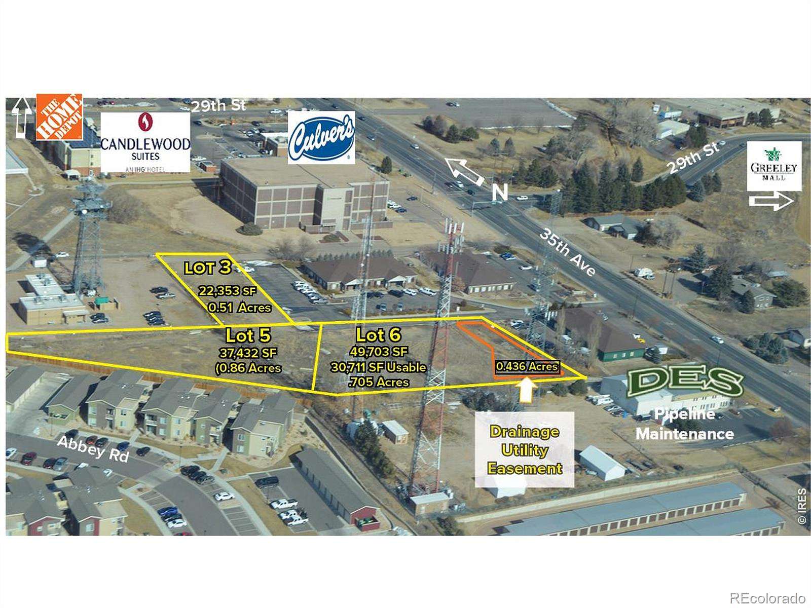 0.86 Acres of Commercial Land for Sale in Greeley, Colorado