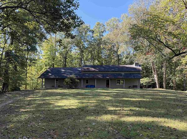 25.8 Acres of Recreational Land with Home for Sale in Heltonville, Indiana