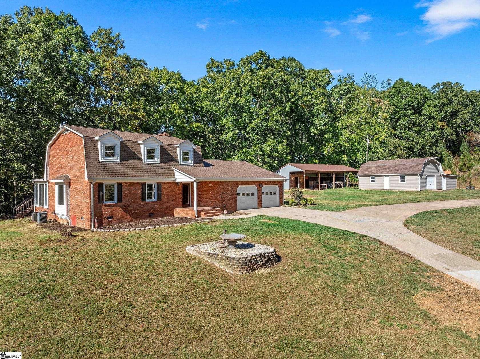 21.4 Acres of Land with Home for Sale in Gaffney, South Carolina