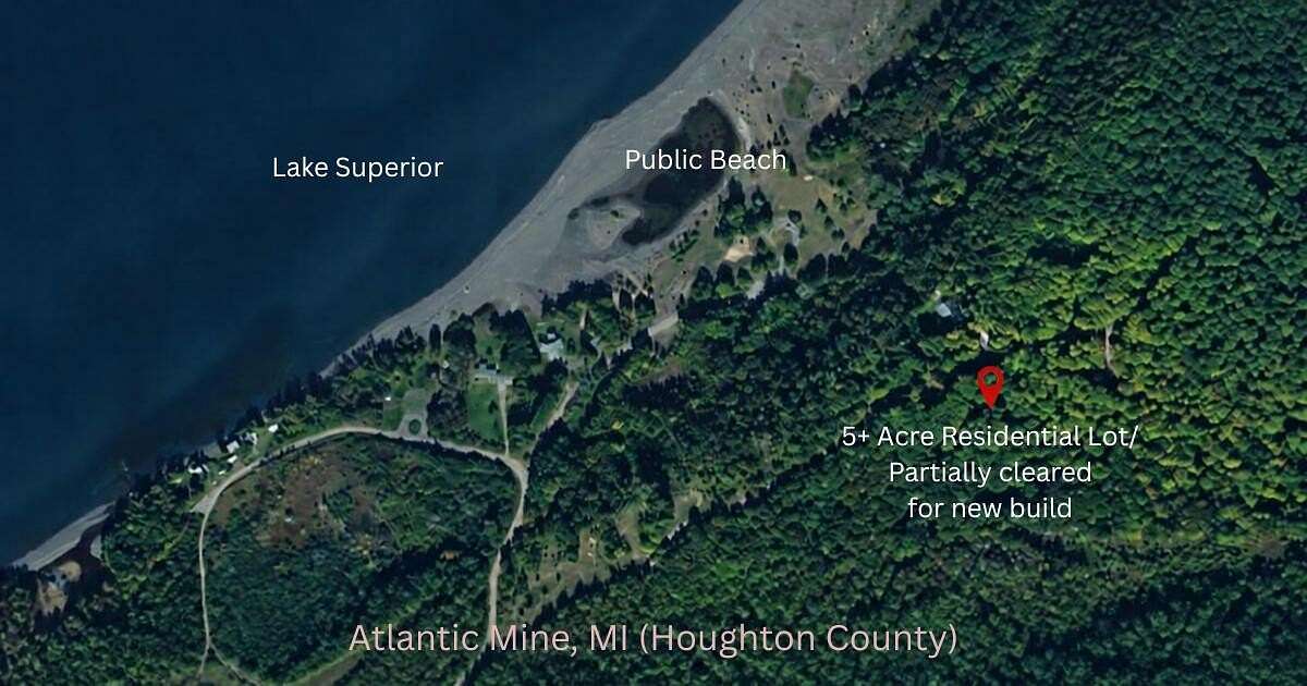 5.85 Acres of Residential Land for Sale in Atlantic Mine, Michigan