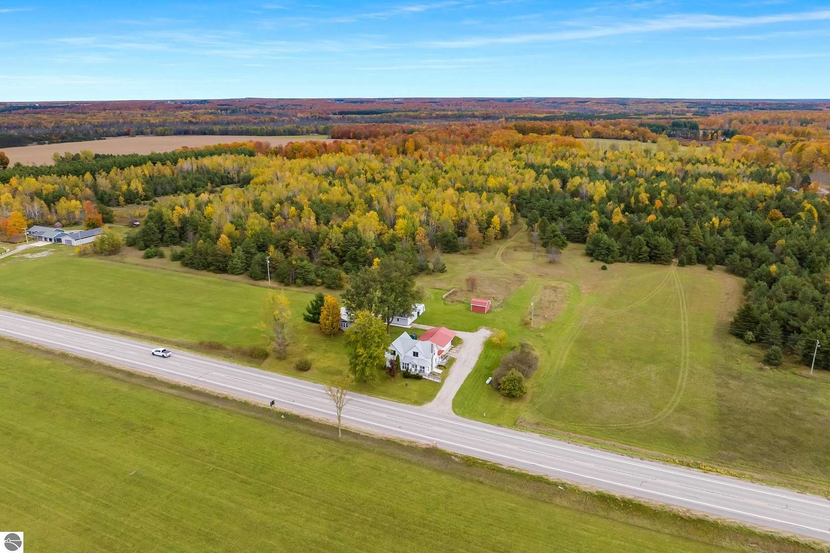 4.13 Acres of Land with Home for Sale in Buckley, Michigan