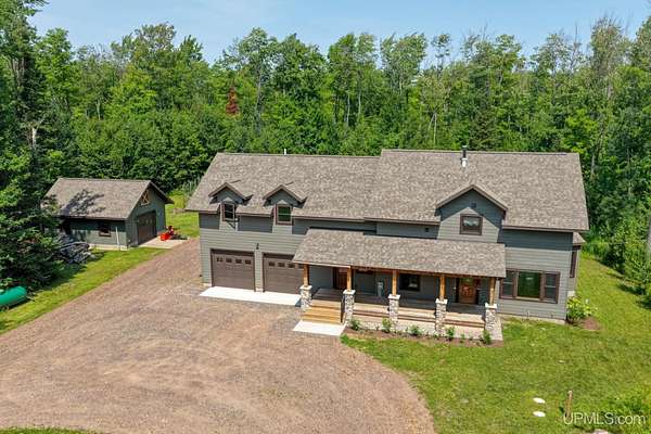 20 Acres of Land with Home for Sale in Skandia, Michigan