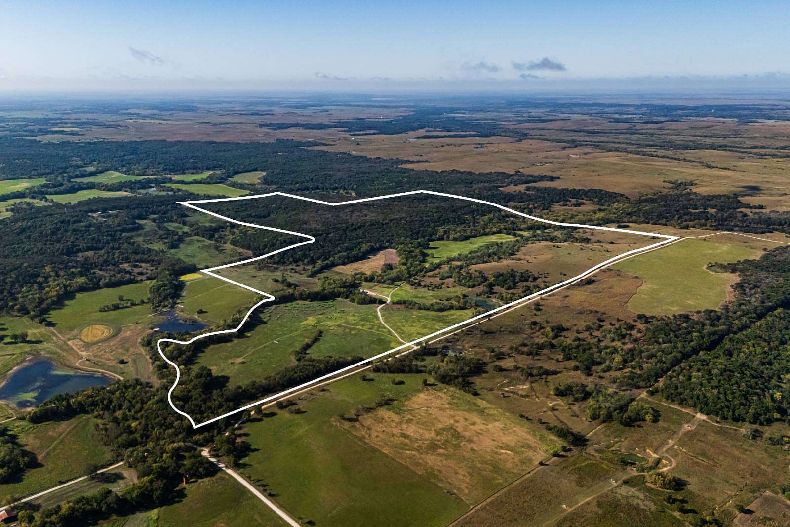 396 Acres of Land with Home for Sale in Fredonia, Kansas