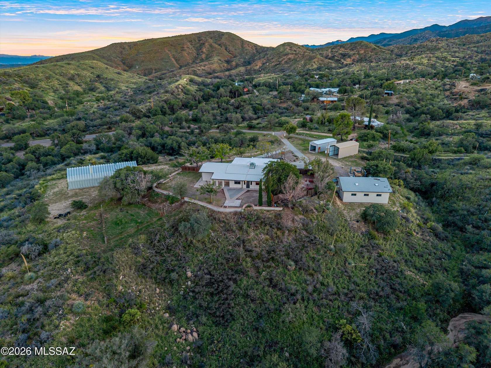 8.5 Acres of Land with Home for Sale in Oracle, Arizona