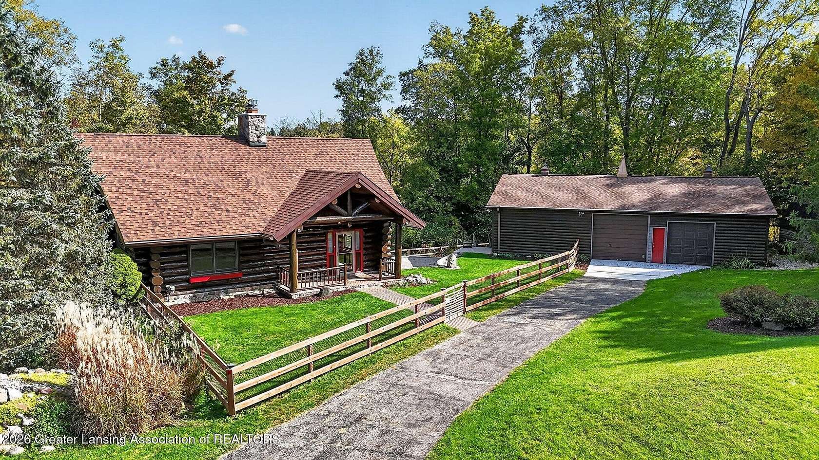 1.8 Acres of Land with Home for Sale in Grand Ledge, Michigan