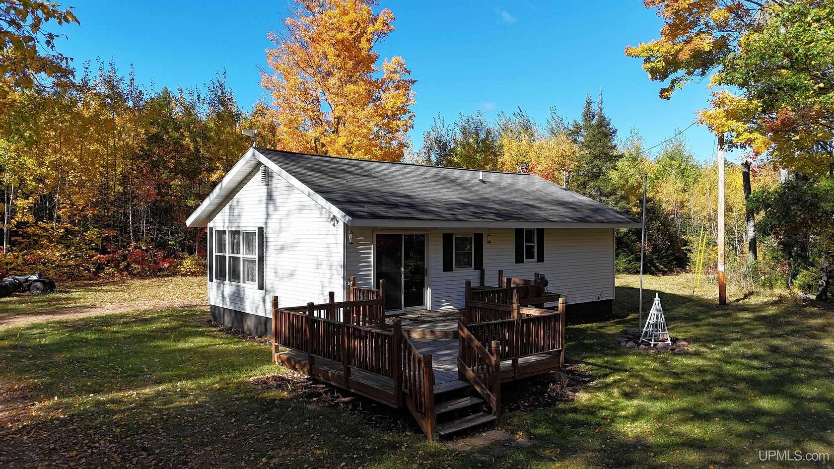10 Acres of Recreational Land with Home for Sale in Gwinn, Michigan