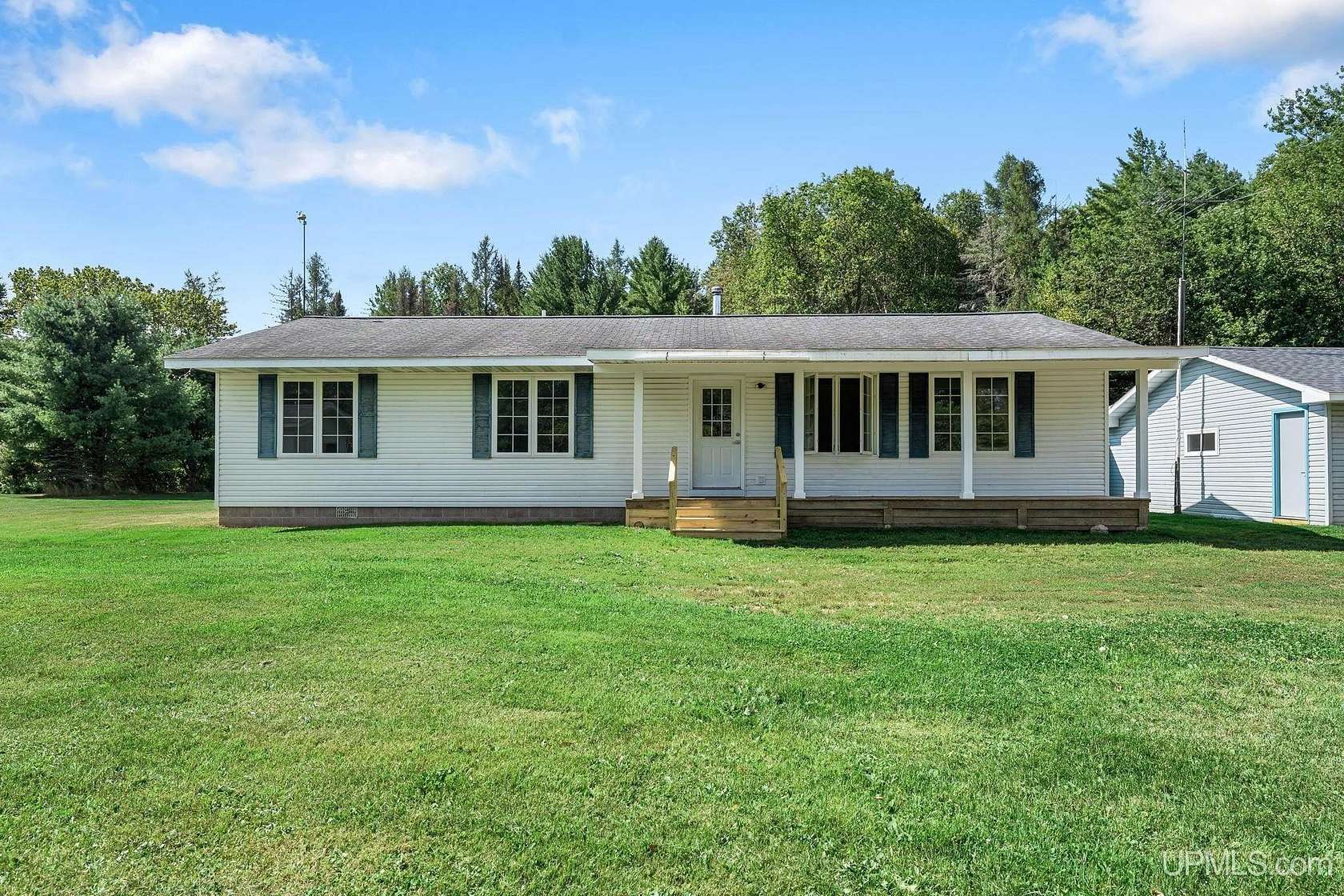 96 Acres of Recreational Land with Home for Sale in Republic, Michigan