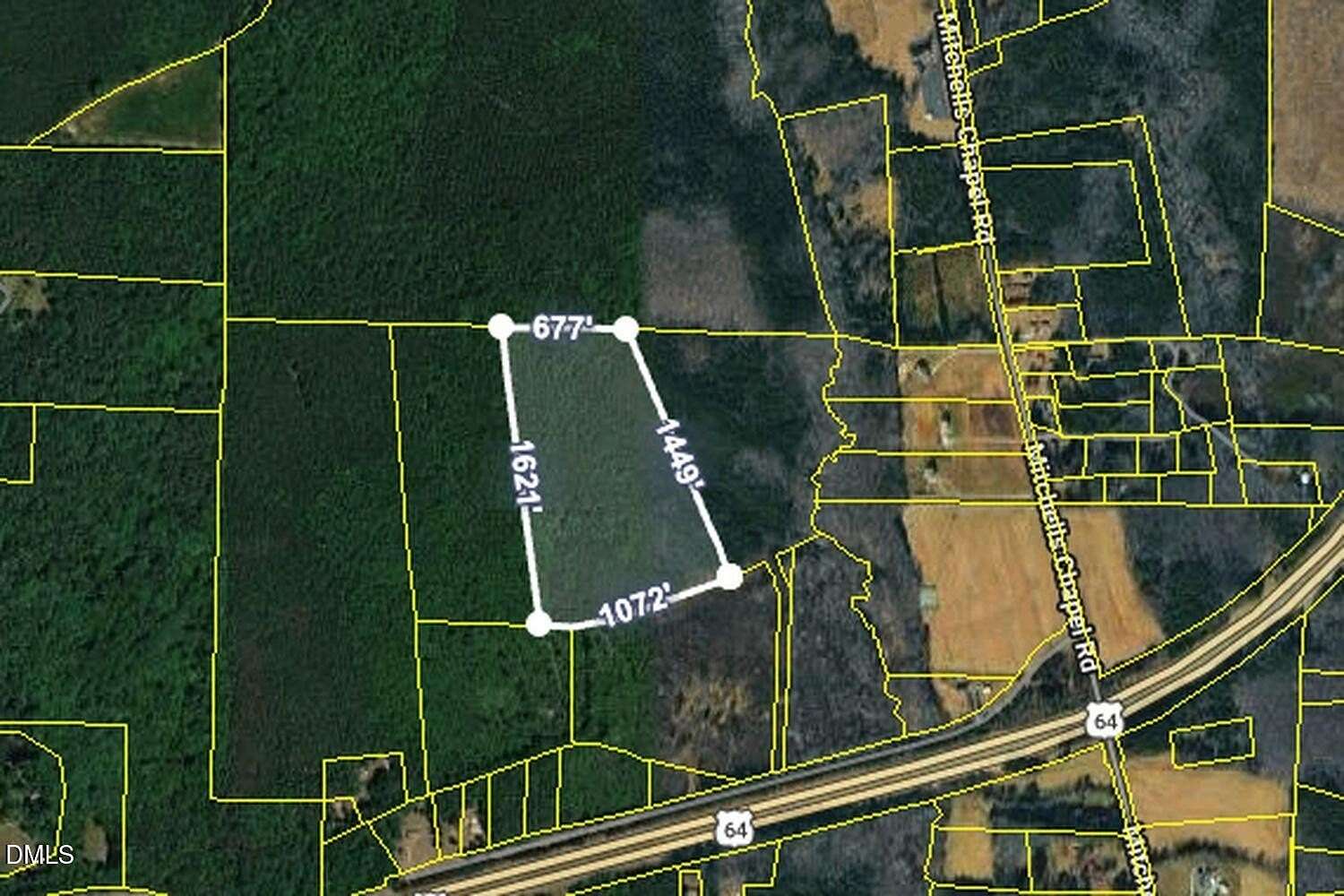 26 Acres of Recreational & Residential Land for Sale in Pittsboro, North Carolina