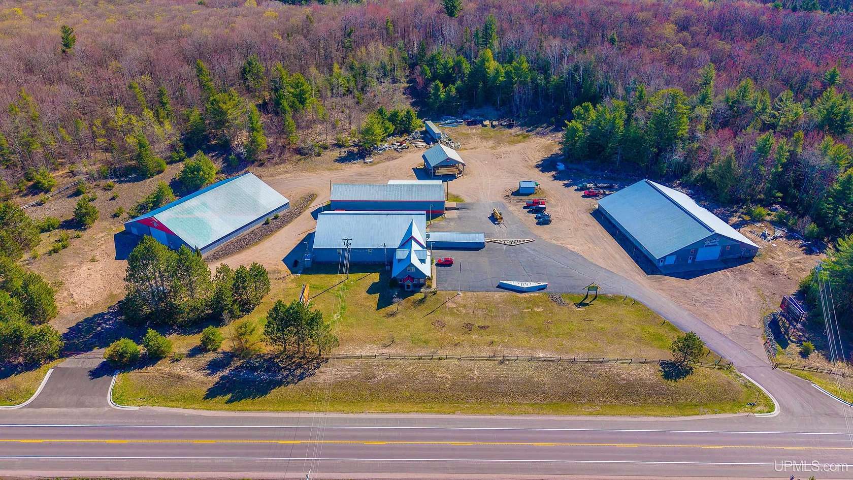 12.7 Acres of Improved Commercial Land for Sale in Skandia, Michigan