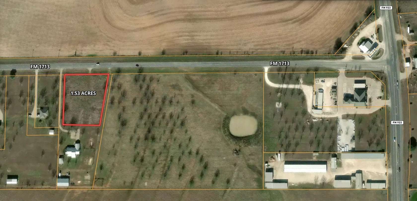 1.54 Acres of Commercial Land for Sale in Whitney, Texas