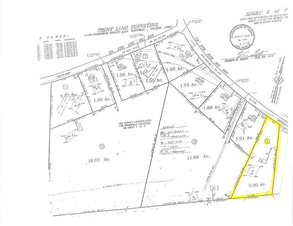 3 Acres of Residential Land for Sale in Farmville, Virginia