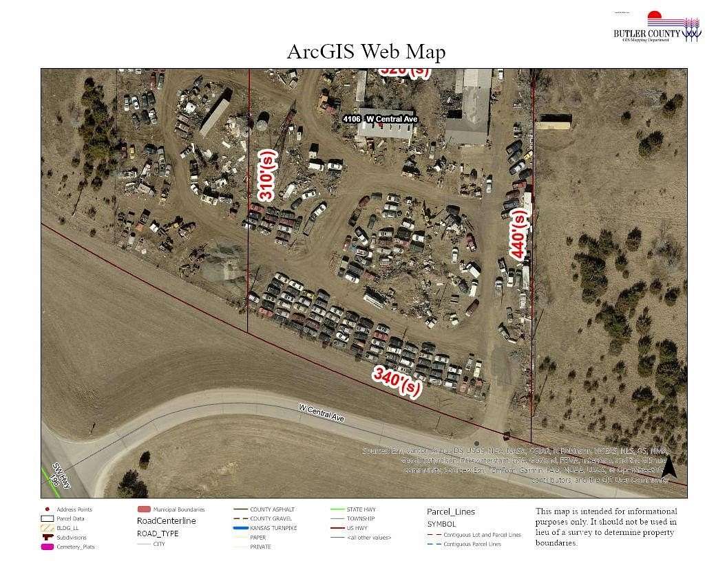 2.8 Acres of Commercial Land for Sale in El Dorado, Kansas