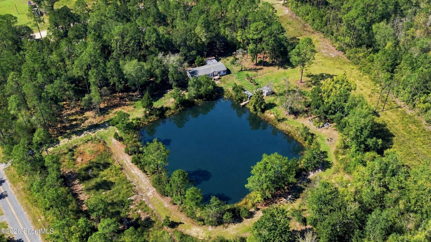 18.3 Acres of Recreational Land with Home for Sale in Waycross, Georgia