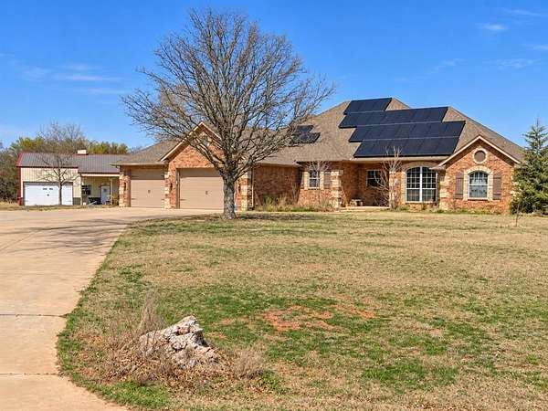 2.42 Acres of Land with Home for Sale in Blanchard, Oklahoma
