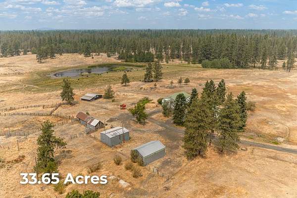 68.7 Acres of Land with Home for Sale in Cheney, Washington