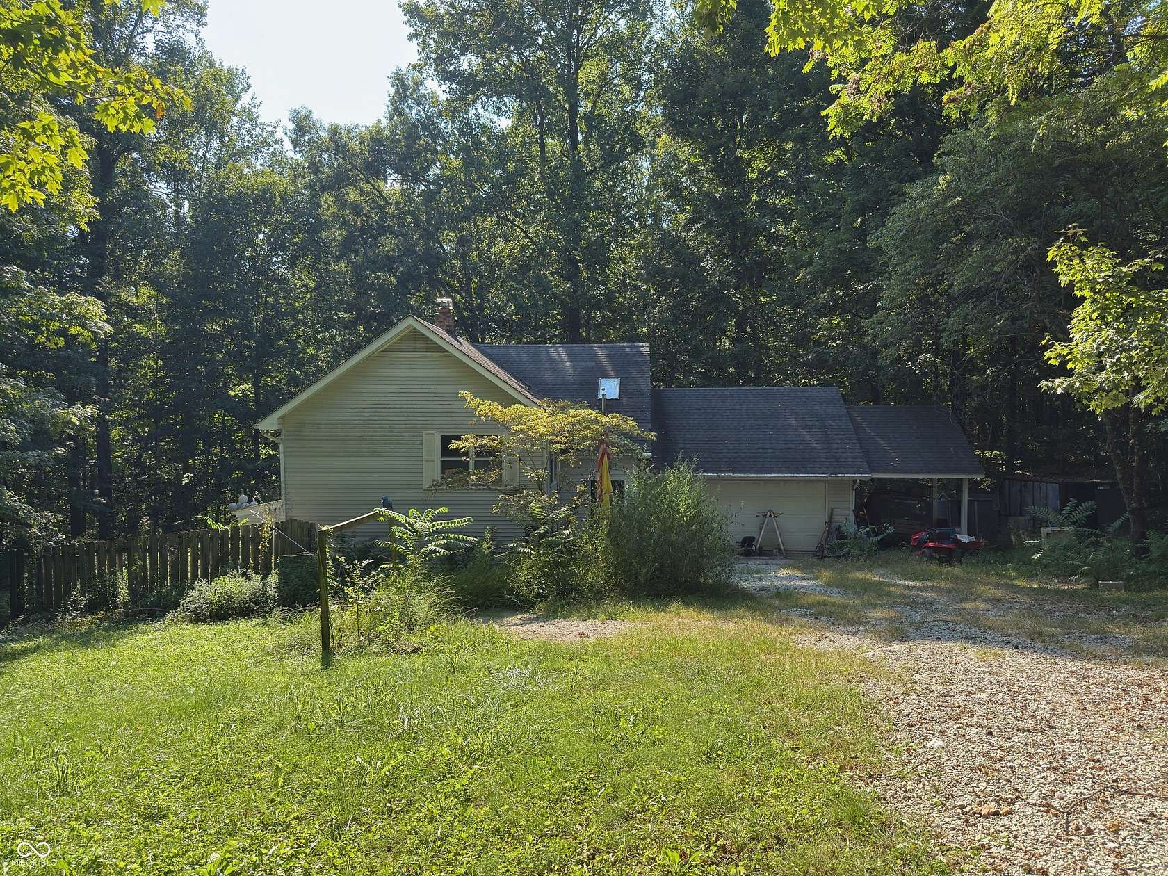 3.67 Acres of Land with Home for Sale in Cloverdale, Indiana