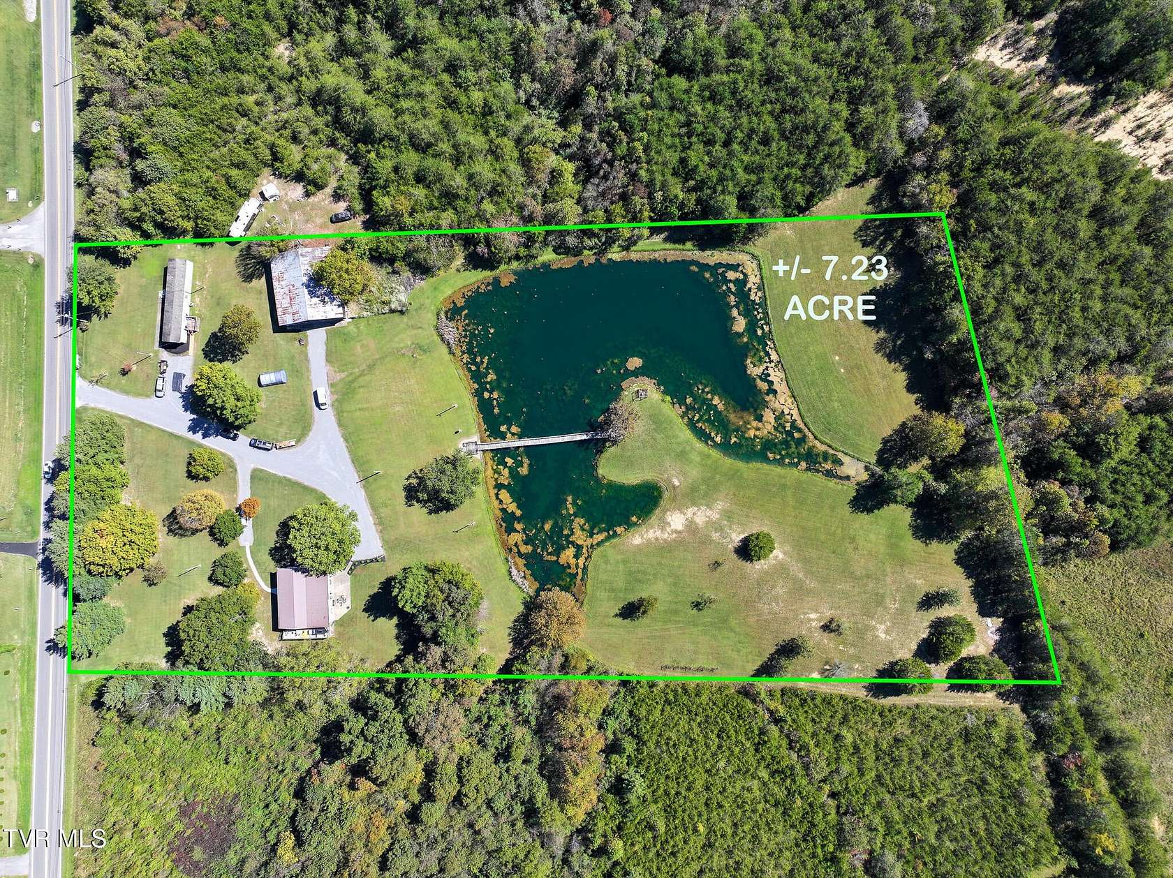 7.23 Acres of Land with Home for Sale in Bulls Gap, Tennessee