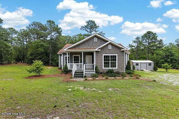 6.8 Acres of Land with Home for Sale in Aberdeen, North Carolina