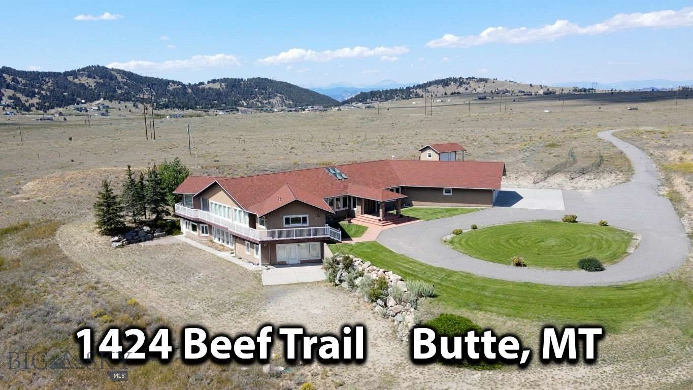 69.5 Acres of Agricultural Land with Home for Sale in Butte, Montana